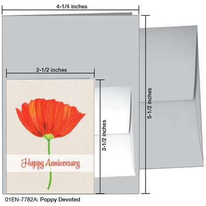 Poppy Devoted, Greeting Card (7782A)