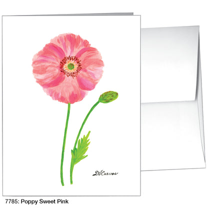 Poppy Sweet Pink, Greeting Card (7785)