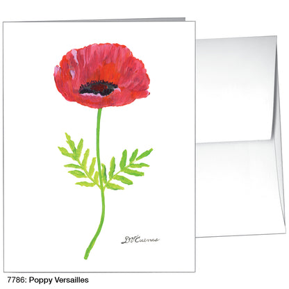 Poppy Versailles, Greeting Card (7786)