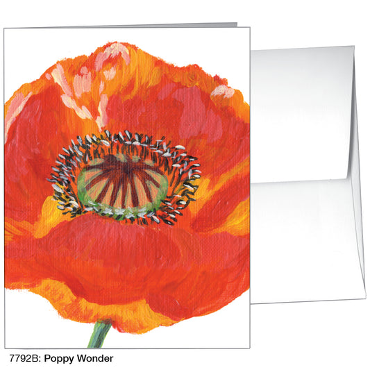 Poppy Wonder, Greeting Card (7792B)