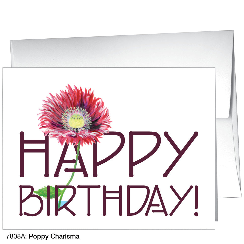 Poppy Charisma, Greeting Card (7808A)