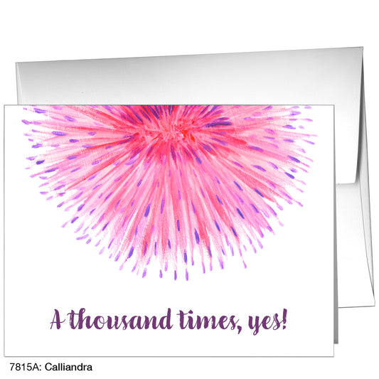 Calliandra, Greeting Card (7815A)