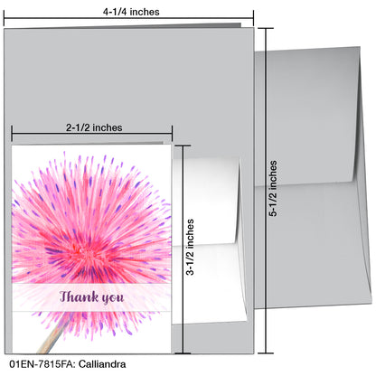 Calliandra, Greeting Card (7815F)
