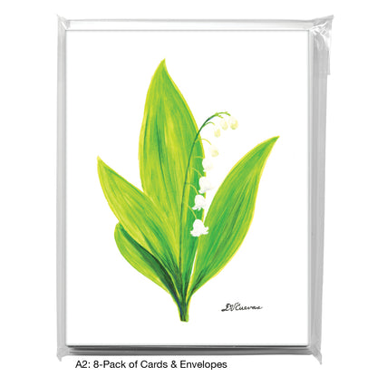 Lily Of The Valley, Greeting Card (7818)