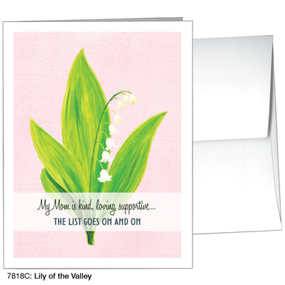 Lily Of The Valley, Greeting Card (7818C)
