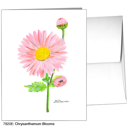Chrysanthemum Blooms, Greeting Card (7820E)