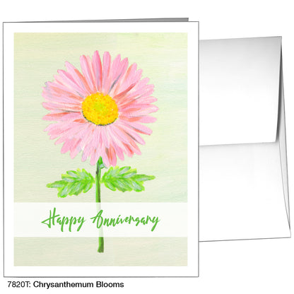 Chrysanthemum Blooms, Greeting Card (7820T)
