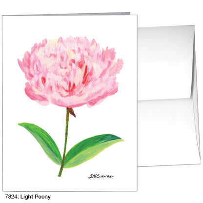 Light Peony, Greeting Card (7824)