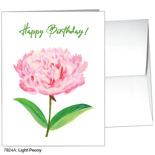 Light Peony, Greeting Card (7824A)