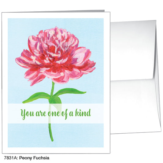 Peony Fuchsia, Greeting Card (7831A)