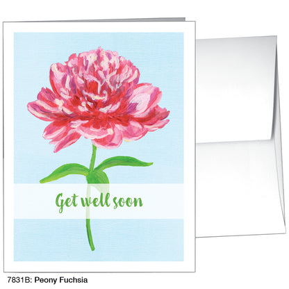 Peony Fuchsia, Greeting Card (7831B)