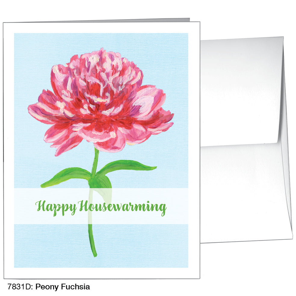 Peony Fuchsia, Greeting Card (7831D)