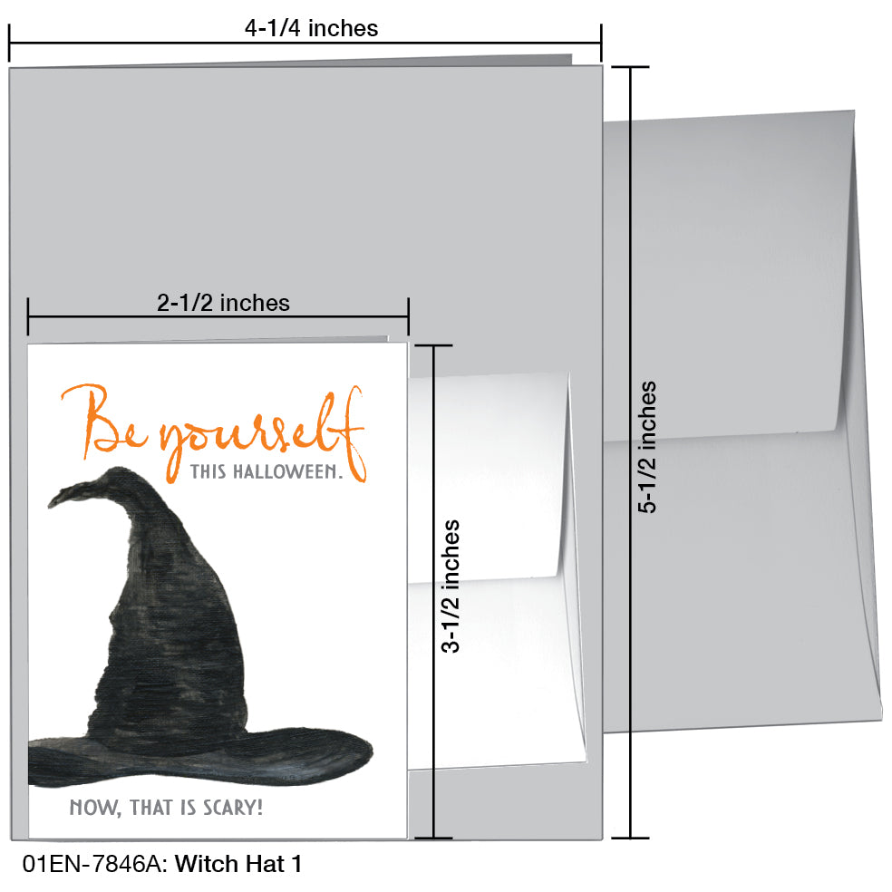 Witch Hat 1, Greeting Card (7846A)