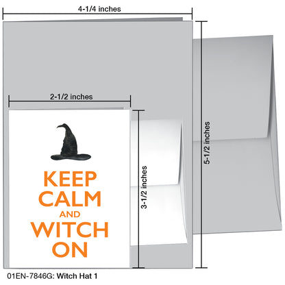 Witch Hat 1, Greeting Card (7846G)