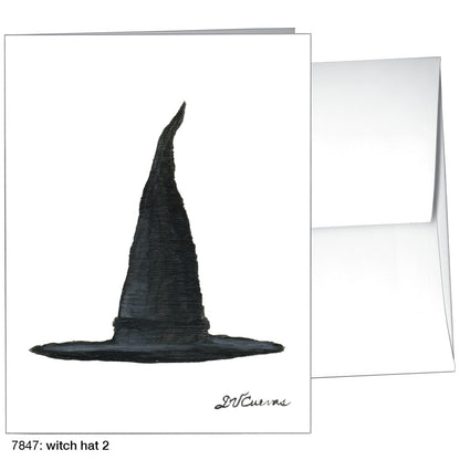 Witch Hat 2, Greeting Card (7847)