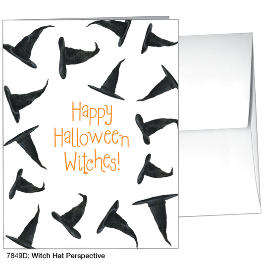 Witch Hat Perspective, Greeting Card (7849D)