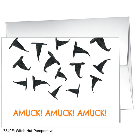Witch Hat Perspective, Greeting Card (7849E)
