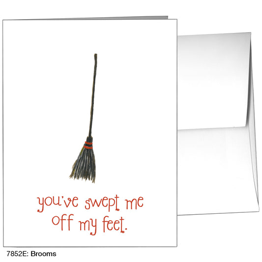 Brooms, Greeting Card (7852E)