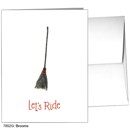 Brooms, Greeting Card (7852G)