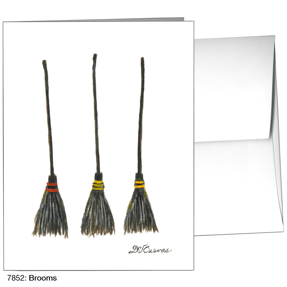 Brooms, Greeting Card (7852)