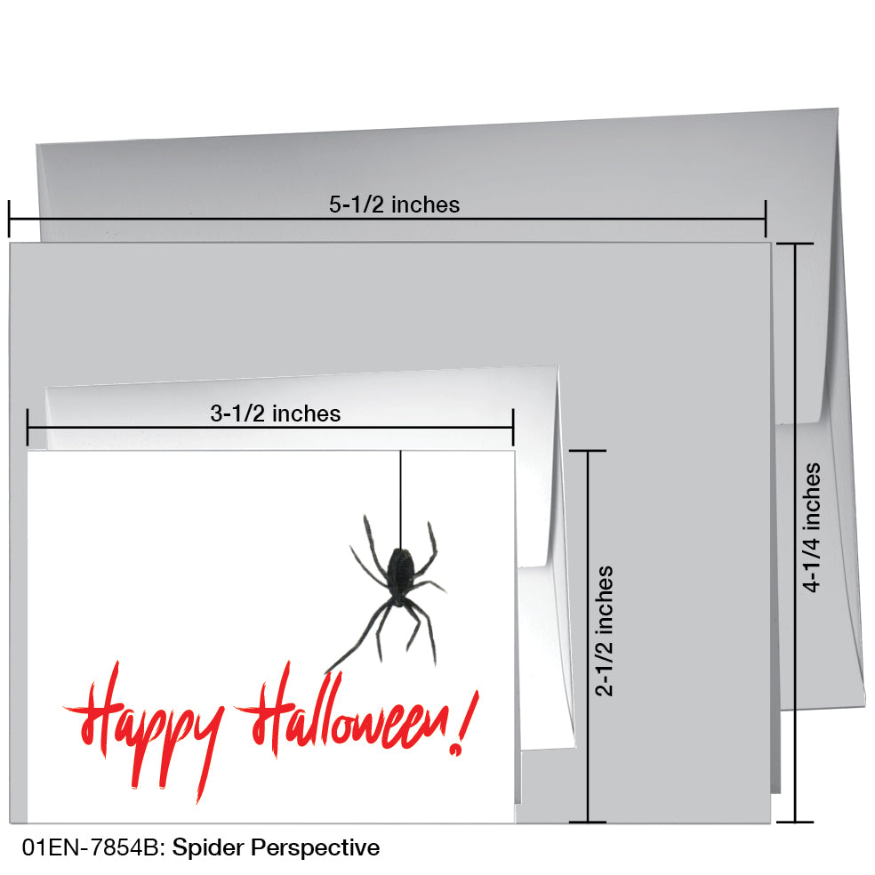 Spider Perspective, Greeting Card (7854B)
