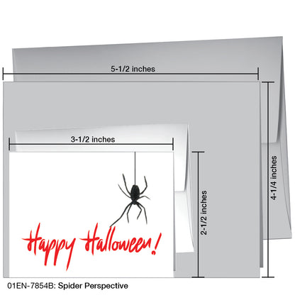Spider Perspective, Greeting Card (7854B)