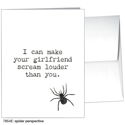 Spider Perspective, Greeting Card (7854E)