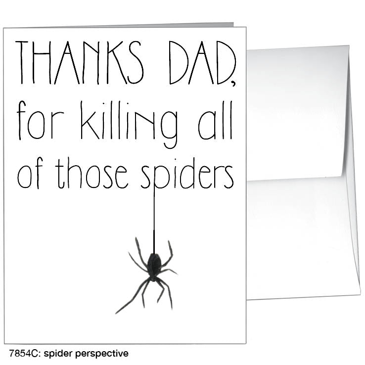 Spider Perspective, Greeting Card (7854C)