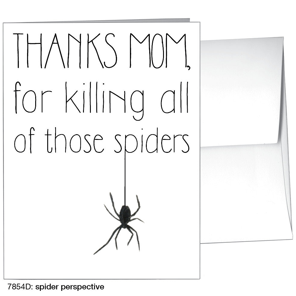 Spider Perspective, Greeting Card (7854D)