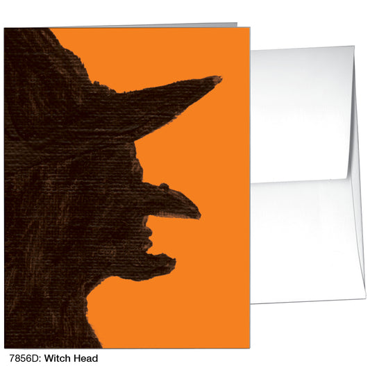 Witch Head, Greeting Card (7856D)
