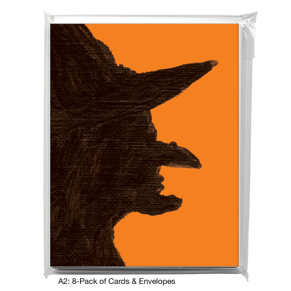 Witch Head, Greeting Card (7856D)