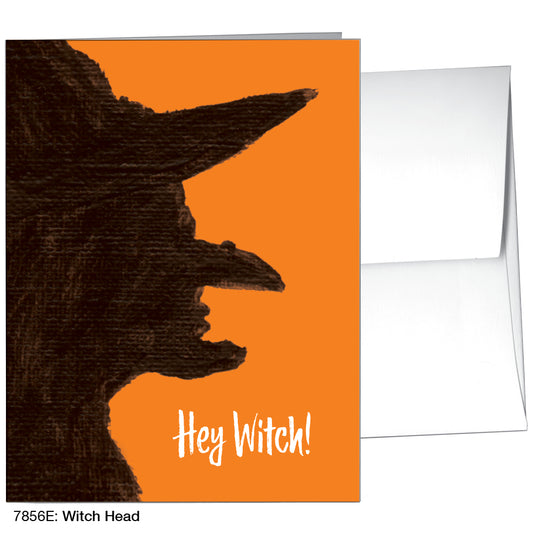 Witch Head, Greeting Card (7856E)