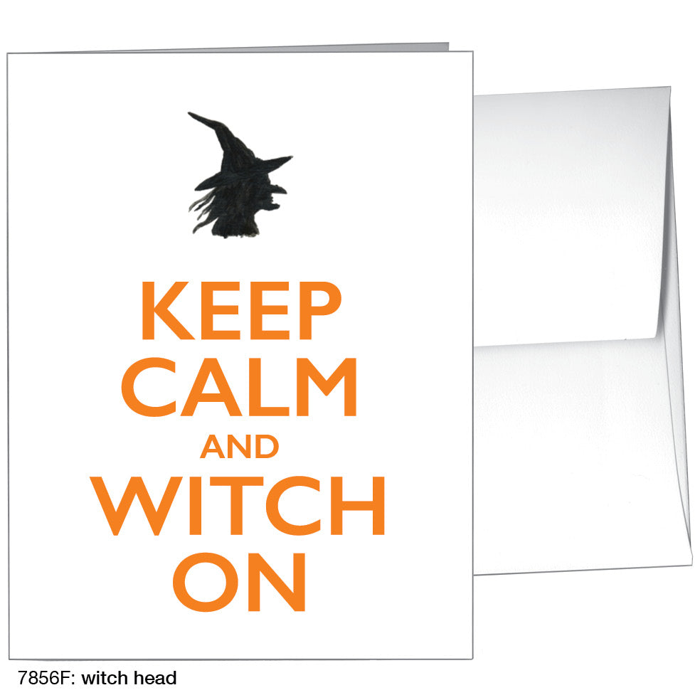 Witch Head, Greeting Card (7856F)