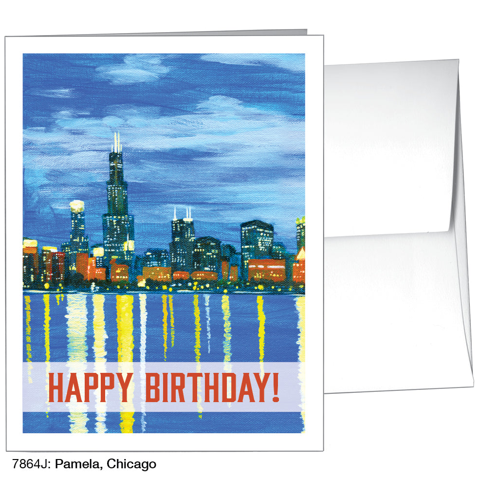 Pamela, Chicago, Greeting Card (7864J)