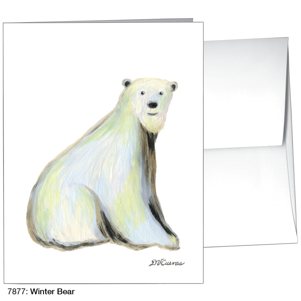 Winter Bear, Greeting Card (7877)