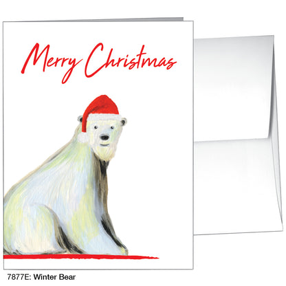 Winter Bear, Greeting Card (7877E)