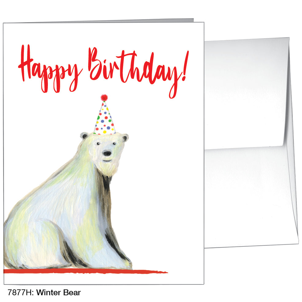Winter Bear, Greeting Card (7877H)