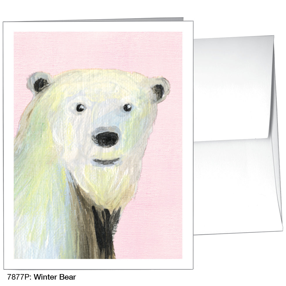 Winter Bear, Greeting Card (7877P)