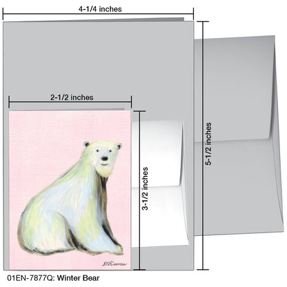 Winter Bear, Greeting Card (7877Q)