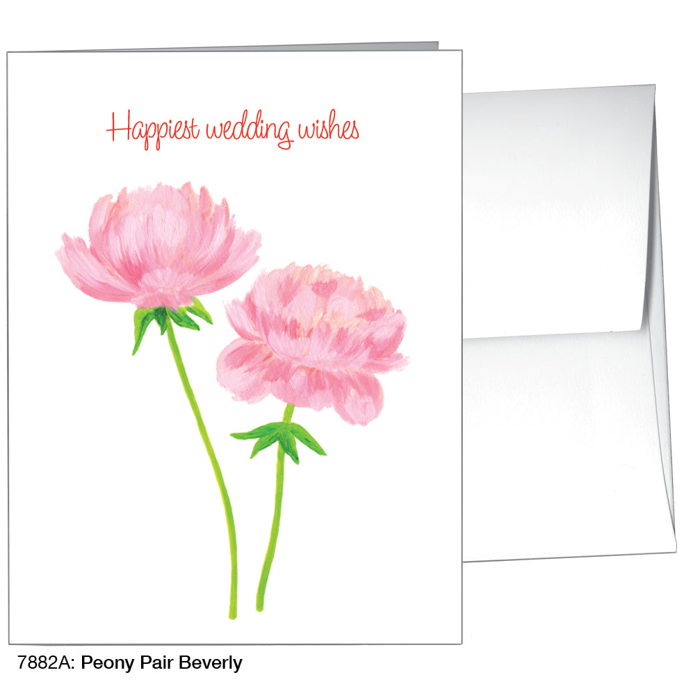 Peony Pair Beverly, Greeting Card (7882A)