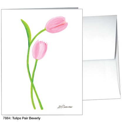 Tulips Pair Beverly, Greeting Card (7884)
