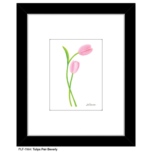 Tulips Pair Beverly, Print (#7884)