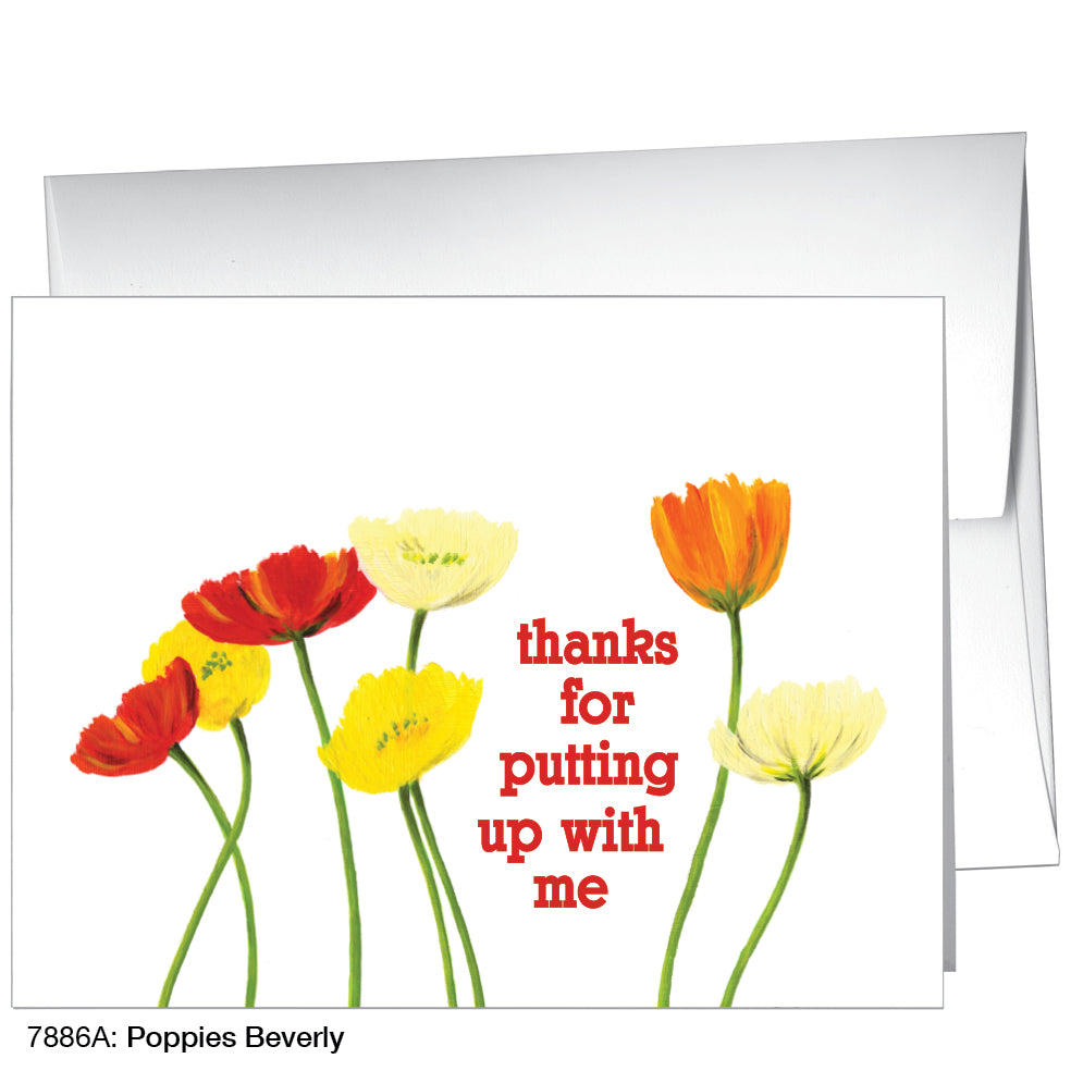 Poppies Beverly, Greeting Card (7886A)