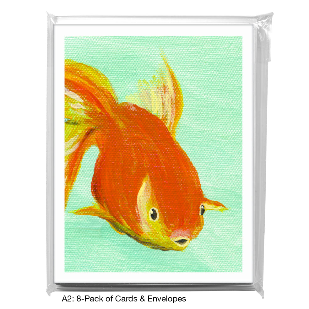 Goldfish Trio, Greeting Card (7889AA)