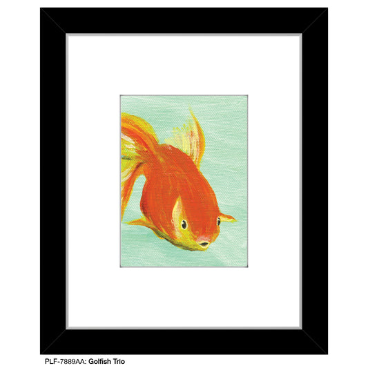 Goldfish Trio, Print (#7889AA)
