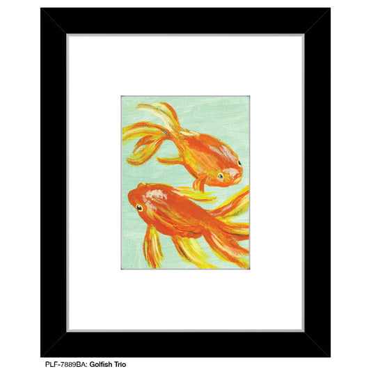 Goldfish Trio, Print (#7889BA)