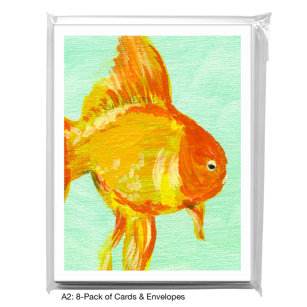Goldfish Trio, Greeting Card (7889CA)