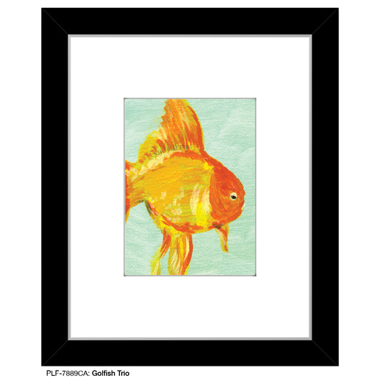 Goldfish Trio, Print (#7889CA)