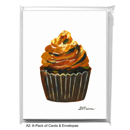 Fudge Cupcake, Greeting Card (7892)