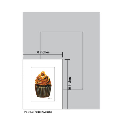 Fudge Cupcake, Print (#7892)